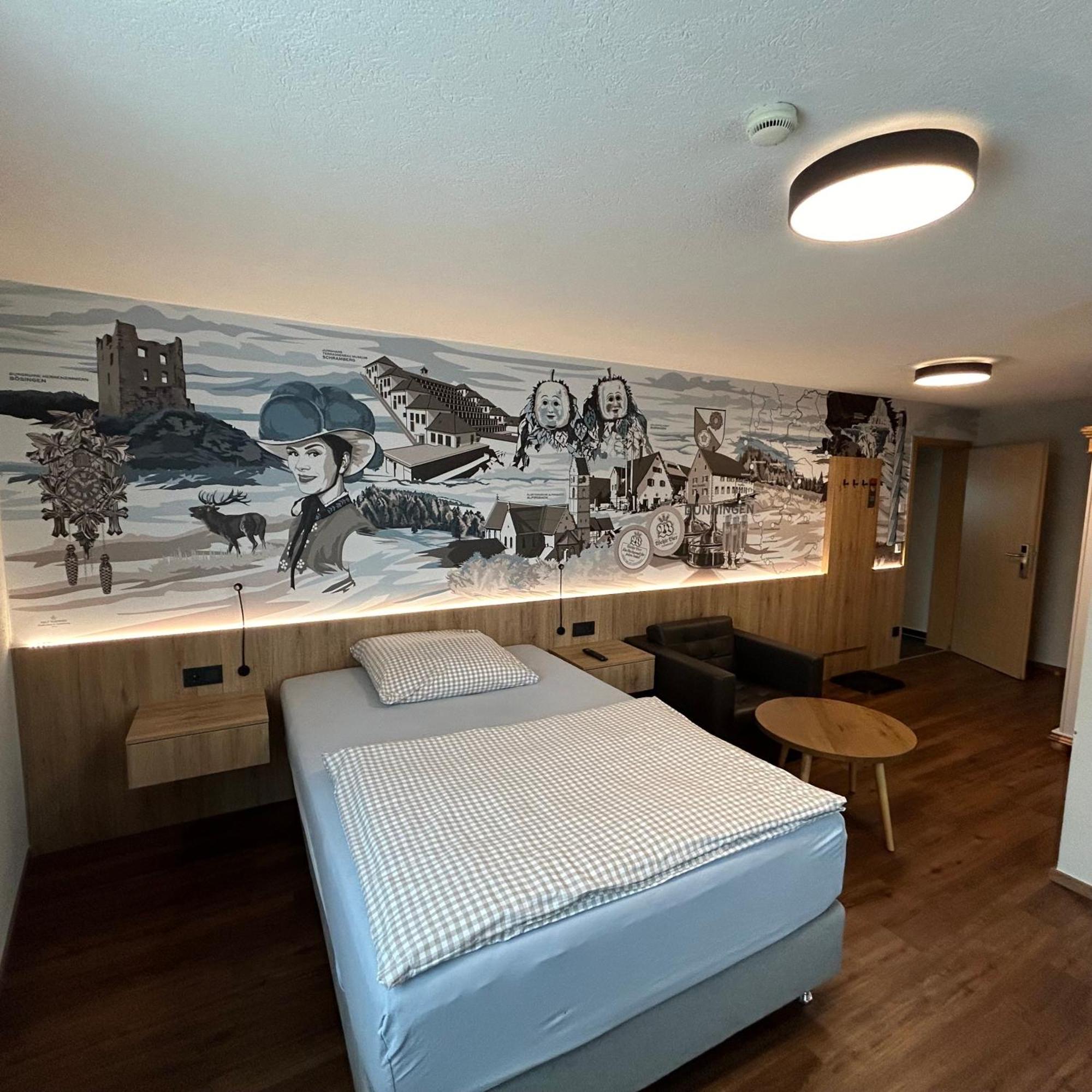 Braustube Wehle Hotell Dunningen Eksteriør bilde